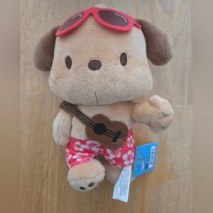 Sanrio Pochacco Hawaii Plush NWT